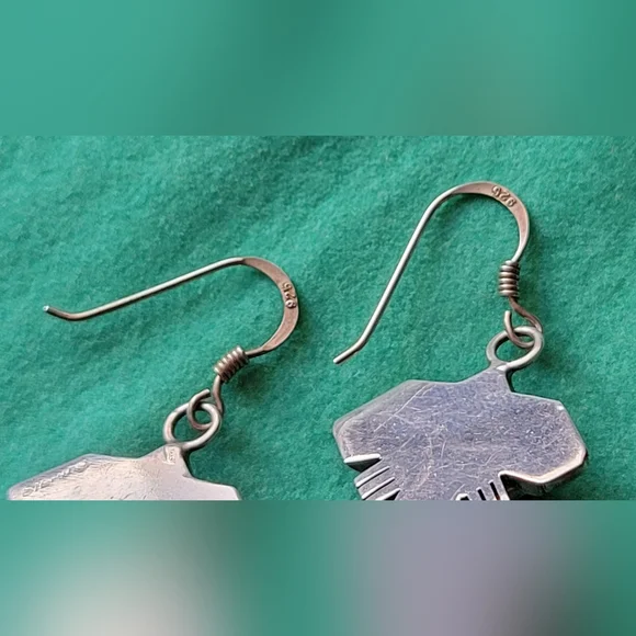 Vintage sterling silver necklace and earrings set - Picture 5 of 8